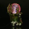 Aibote Magic Skull Head Glass Lightning Plasma Ball Touch Sensitive Night Light Lamp Bedroom Home Parties Decorations Novelty Toy view 2