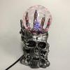 Aibote Magic Skull Head Glass Lightning Plasma Ball Touch Sensitive Night Light Lamp Bedroom Home Parties Decorations Novelty Toy view 2