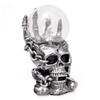 Aibote Magic Skull Head Glass Lightning Plasma Ball Touch Sensitive Night Light Lamp Bedroom Home Parties Decorations Novelty Toy view 4