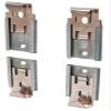 CRL Nickel Plated Adjustable Mirror Clip Set for 1/4" Beveled Mirror by CR Laurence view 1