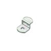 CRL Zinc Plated Offset Mirror Clip for 1/4" Glass Pack of 100 view 1