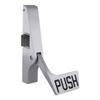 C.R. LAURENCE 311095PLC628 CRL Satin Aluminum Jackson 10 Series Left Hand Reverse Bevel Paddle Rim Panic Exit Device view 1