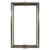 CRL RM8X8PN 8" Polished Nickel RM Series Flat Outside Surface/Round Tubing Inside Back-to-Back Pull Handle view 1