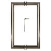 CRL RM8X8PN 8" Polished Nickel RM Series Flat Outside Surface/Round Tubing Inside Back-to-Back Pull Handle view 3