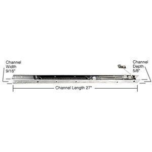 C.R. LAURENCE FA2630 CRL 27" Window Channel Balance; 2630 or 26C