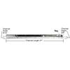 C.R. LAURENCE FA2630 CRL 27" Window Channel Balance; 2630 or 26C view 1