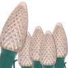 Wintergreen Lighting 25 C9 OptiCore LED Commercial Outdoor Christmas Lights Heavy Duty Christmas String Lights; Green Wire (25 ft, Warm White) view 1