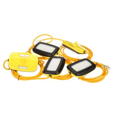 Southwire 7164SW 50 ft. 14/3 SJTW 5-Light Plastic LED String Light