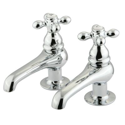 Elements of Design ES3201AX Basin Tap Faucet w/Metal Cross Handle, Chrome