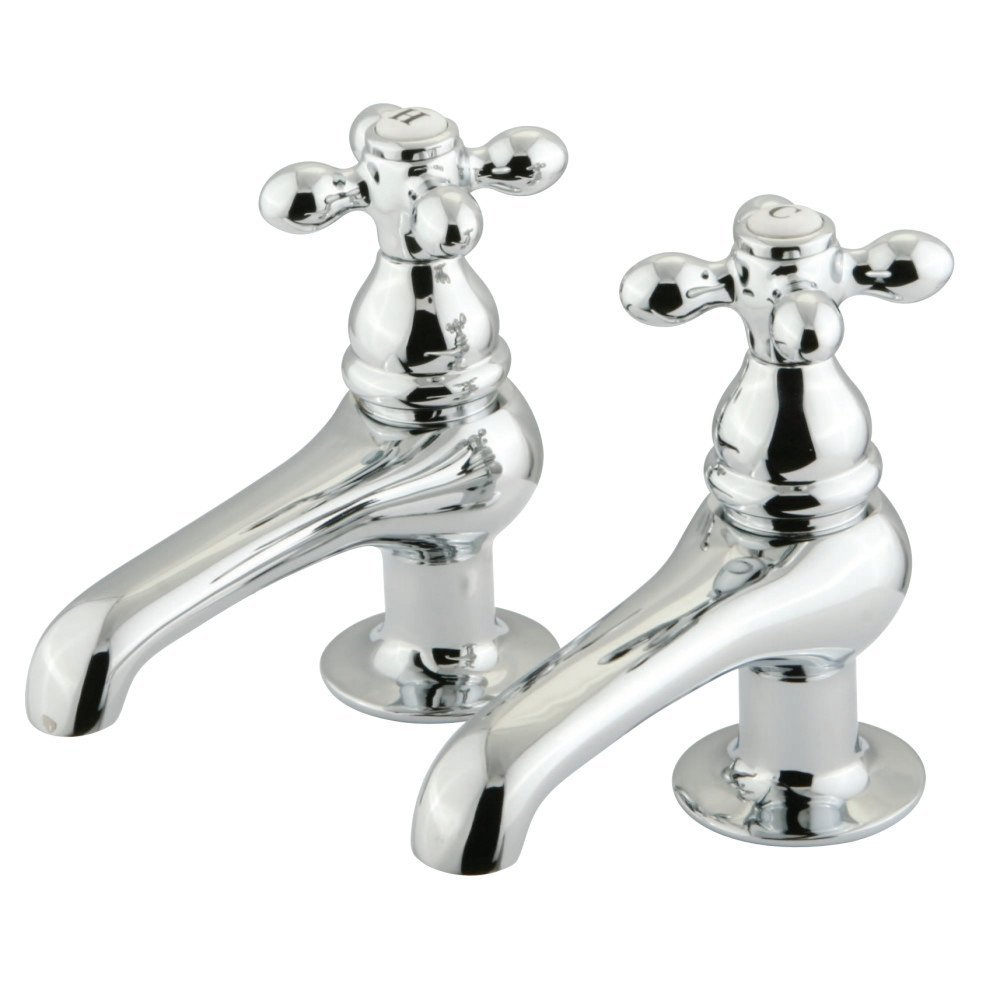 Elements of Design ES3201AX Basin Tap Faucet w/Metal Cross Handle, Chrome