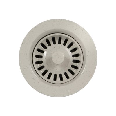Houzer 3-1/2" Granite White Garbage Disposal Flange with Stopper