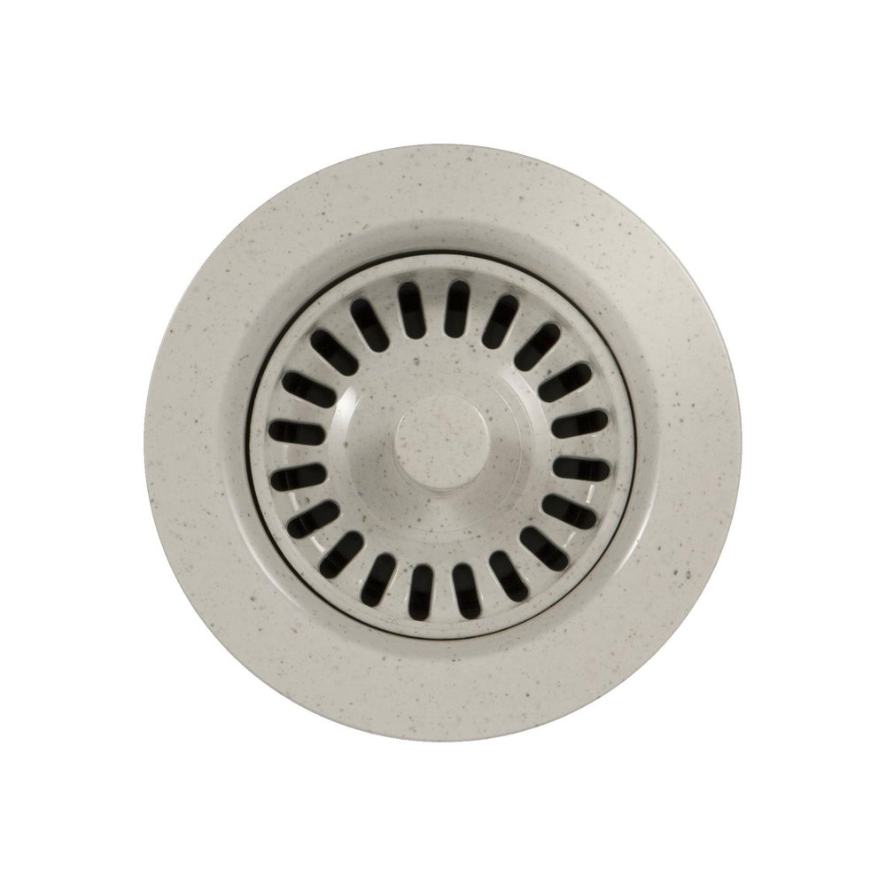 Houzer 3-1/2" Granite White Garbage Disposal Flange with Stopper