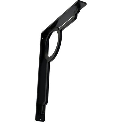 Ekena Millwork BKTM01X10X12SMA 1 2" W x 10" D x 12" H Maria Wrought Iron Bracket (Single Center Brace)
