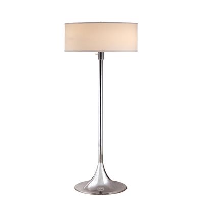 Artiva USA LED051302FC Florenza 63" 2-Light LED Floor Lamp with Dimmer H x 18 W x 18 L, Chrome