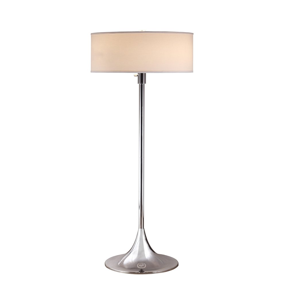 Artiva USA LED051302FC Florenza 63" 2-Light LED Floor Lamp with Dimmer H x 18 W x 18 L, Chrome