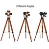 Vintage Adjustable Wood Tripod Floor Lamp for Living Room, Camera Large view 2