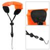 E-outstanding Waterproof Camera Float Strap, Universal Floating Wristband,Hand Grip Lanyard for Underwater GoPro,Waterproof Camera, Keys,Sunglass,etc (Orange) view 2