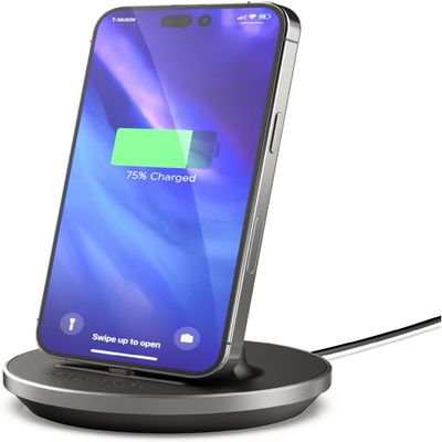 Encased iPhone Charging Stand [Apple MFi Certified] Non-Wireless Lightning Dock Charger for iPhone 7/8 Plus X XR XS Max, iPhone 11, 12, 13, 14 Pro Max (Wired Charge/Sync Compatible)