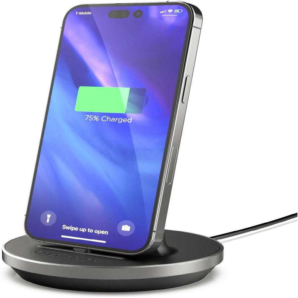 Encased iPhone Charging Stand [Apple MFi Certified] Non-Wireless Lightning Dock Charger for iPhone 7/8 Plus X XR XS Max, iPhone 11, 12, 13, 14 Pro Max (Wired Charge/Sync Compatible)