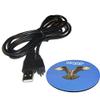HQRP USB Data Transfer Cable Compatible with Sony Cyber-Shot DSC-W620 DSC-W320 DSC-S950 DSC-W800 DSC-W810 DSC-W830 Digital Camera Cord view 1