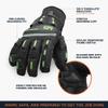 RefrigiWear Insulated Extreme Freezer Gloves -30F Men's Winter Work Gloves - Silicone Grip & Kevlar Thumb - Black - X-Large view 3