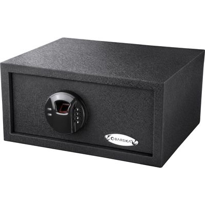 Barska HQ100 Biometric and Keypad Safe Dual Access Fingerprint Security Safe with Digital PIN, Solid Steel Construction, Concealed Hinges, 2 Locking Bolts Home or Office Use