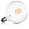 Bonlux 8W G125 LED Globe Light Bulbs, E26 Large Dimmable Filament Bulb Warm White 2700K, Vintage LED Edison Bulbs 60W Equivalent Round Replacement Bulbs, Clear Glass Globe Bulb 800LM, 1 Pack view 1