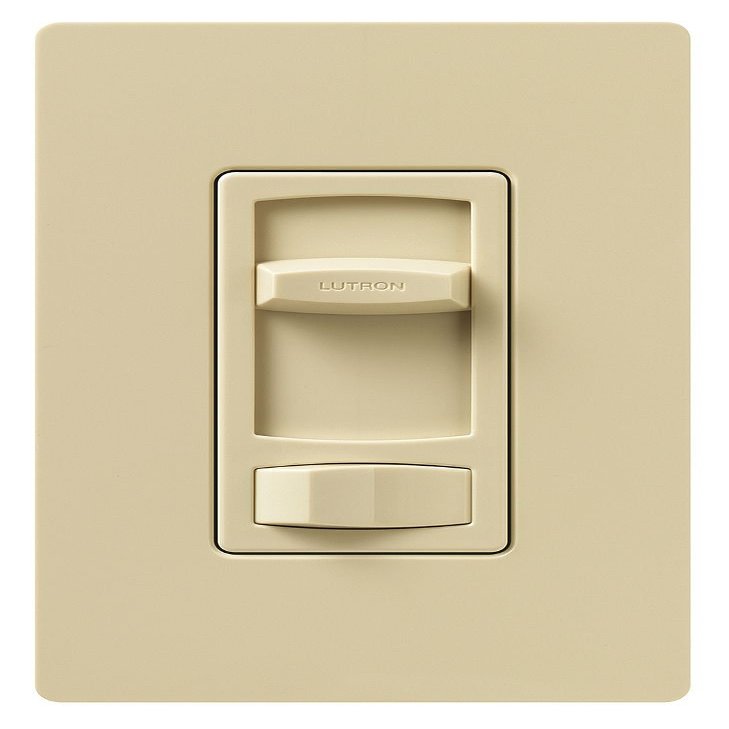 Lutron CTFSQ-F-IV Fan Speed Control, Skylark Contour 1.5A 3-Way - Ivory