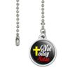 GRAPHICS & MORE Not Today Satan Cross Christian Religious Ceiling Fan and Light Pull Chain view 2