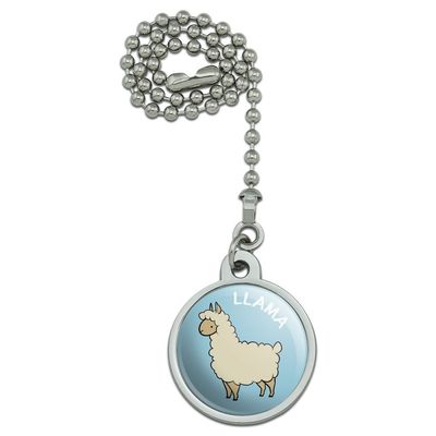 GRAPHICS & MORE Llama Cartoon Ceiling Fan and Light Pull Chain