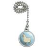 GRAPHICS & MORE Llama Cartoon Ceiling Fan and Light Pull Chain view 1