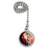 GRAPHICS & MORE Santa Claus Christmas List Ceiling Fan and Light Pull Chain view 1