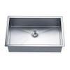 Daweier ESQ280900 Square Sink Single Bowl, 18 Gauge view 1