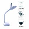 Led Cold Light Magnifying Lamp 5 Times Magnification Compact Desktop Beauty Lamp For Facial Care Tattoo Or Reading Elitzia ETH3010 (White Annular Lamp) view 2