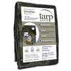 Kotap TCM-0810 Camouflage All Purpose 7-mil Poly Tarp, 8 x 10 ft, Green/Black view 1