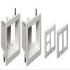 Arlington TVBR2505K Flat Panel TV Cable Organizer 2-Gang Kit with Recessed Power Solution view 2