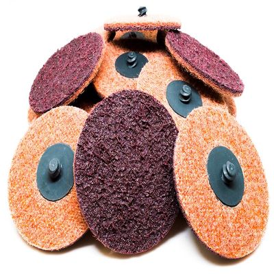 Benchmark Abrasives 3 Inch Sanding Discs Quick Change Nylon Surface Conditioning Discs, Drill & Die Grinder Sanding Disc Rust Remover for Metal Paint Stripper & Removal, Polishing - (25 Pack)(Medium)