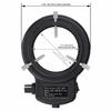 AmScope 144 LED Intensity-Adjustable Ring Light: Stereo Microscope Accessory with Black Housing view 2