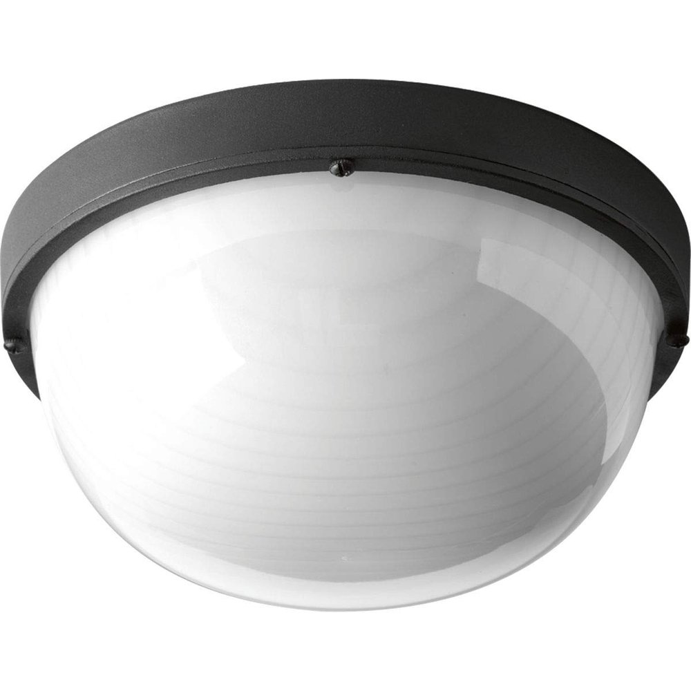 Progress Lighting 9.5" LED Bulkhead Light, Black