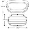 Progress Lighting 10.5" LED Bulkhead Light, Black view 3