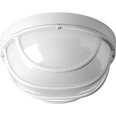 Progress Lighting 9" LED Bulkhead Light, White