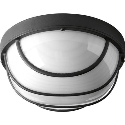 Progress Lighting 9" LED Bulkhead Light, Black