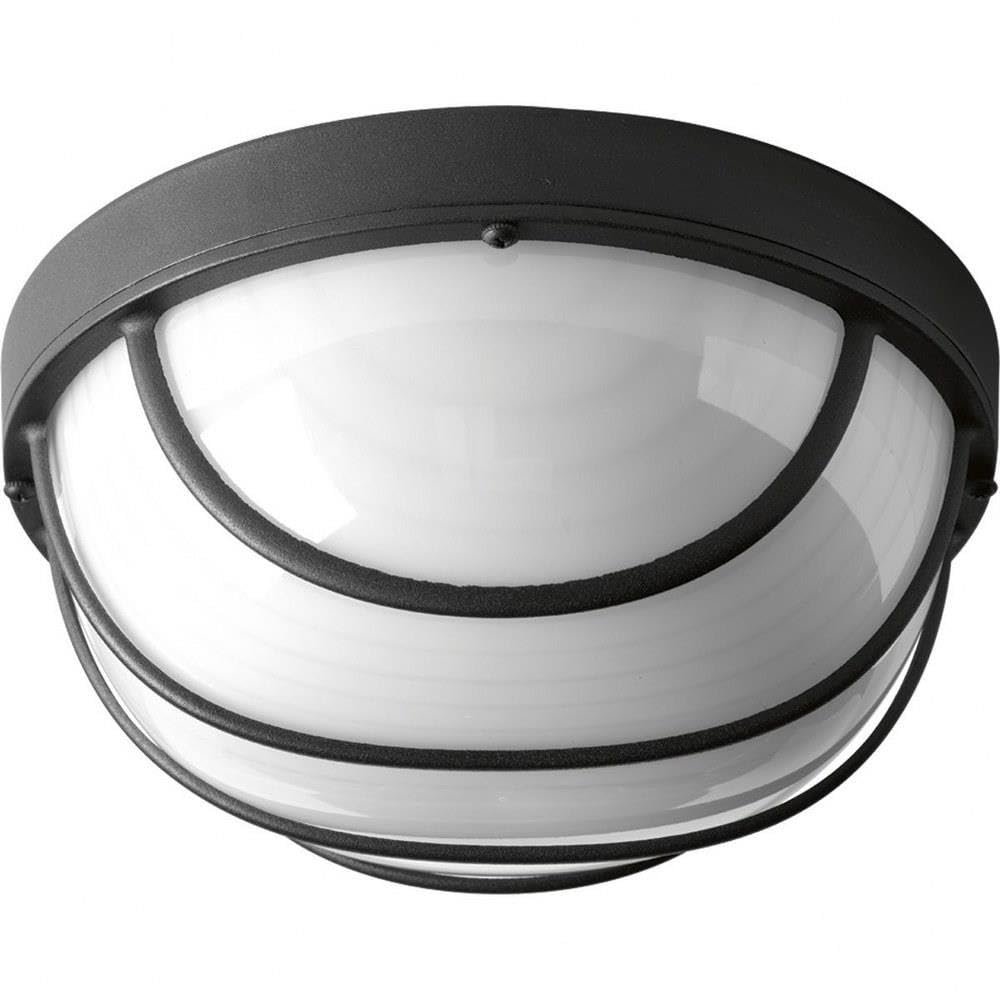 Progress Lighting 9" LED Bulkhead Light, Black