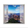 Taiwan Skyline View Window 3D Wall Decal Art Removable Wallpaper Mural Sticker Vinyl Home Decor West Mountain W123 (GIANT (65''W x 46''H)) view 1
