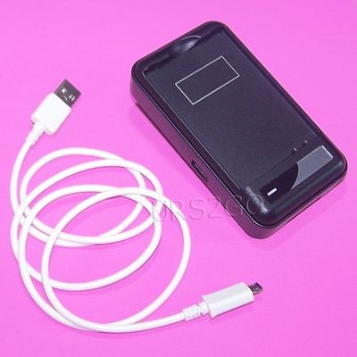 External Multi Function Dock Home Quick USB/AC Charger + Micro Sync Data Cable 3Feet/1M Compatible with Boost Mobile/Sprint LG G Stylo LS770 Smartphone