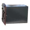 Qualarc MAN-1400-AC Manchester Column Mount Cast Aluminum Mailbox with Plain Door, Antique Copper view 3