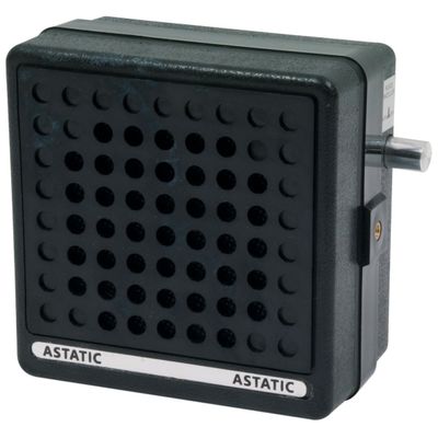 Astatic 302-VS6 10W/8 Noise Cancelling External CB Speaker, Black