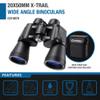 Barska X-Trail 20x50 Wide Angle Binoculars, High Magnification, Fully Coated Optics, Fold-Down Eyecups, with Neck Strap & Case view 3