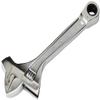 Proferred T10001 Mining Adjustable Wrench with Hammer, Chrome Finish, 12" view 2
