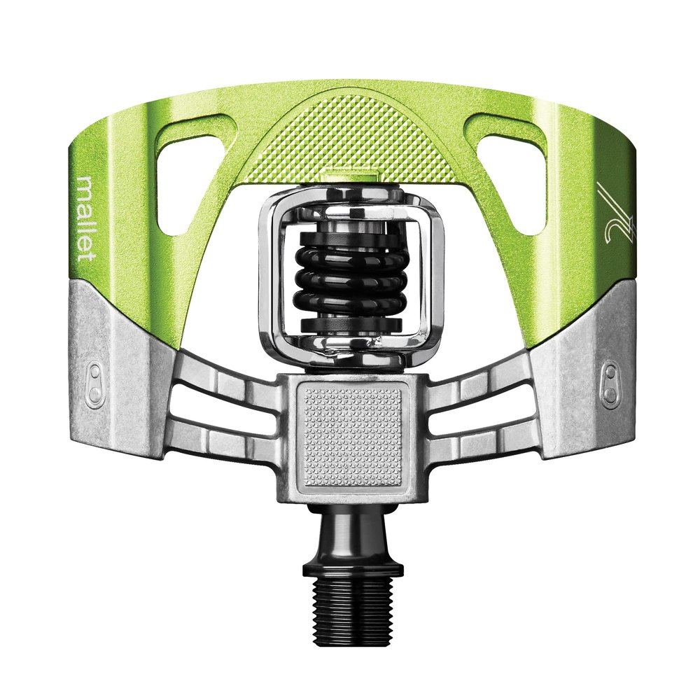 Crankbrothers MTB Pedals Mallet 2 Raw and Green